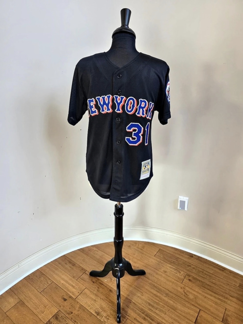 Mitchell & Ness Mike Piazza Mets #31 Cooperstown Jersey Size S  NWOT